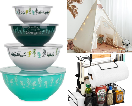 Let's go camping!! cover photo collage