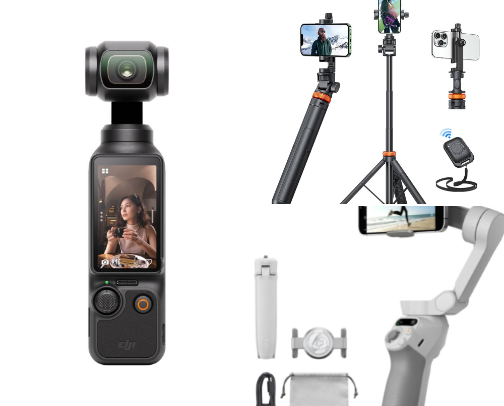 My favorite content creation gear. cover photo collage