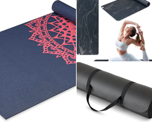 Best Yoga Mats on Amazon: Mat for Hot Yoga and Pilates cover photo collage