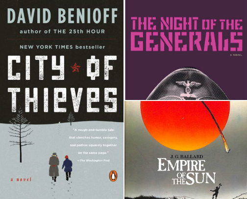 The Frontlines: 15 Gritty WWII Novels cover photo collage
