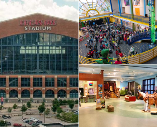 Explore Indianapolis Indiana cover photo collage