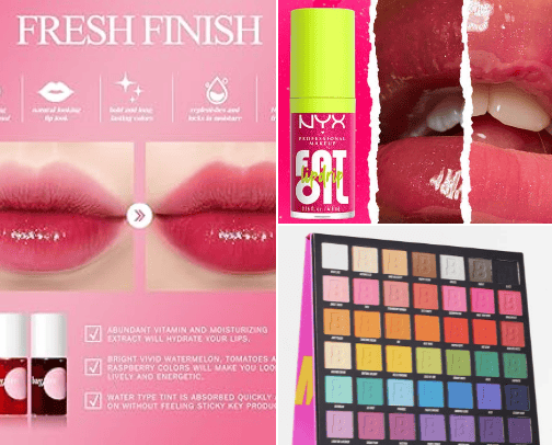 Beauty products you need in your makeup bag 😍 cover photo collage
