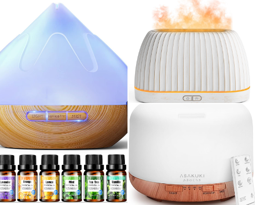 Aromatherapy cover photo collage