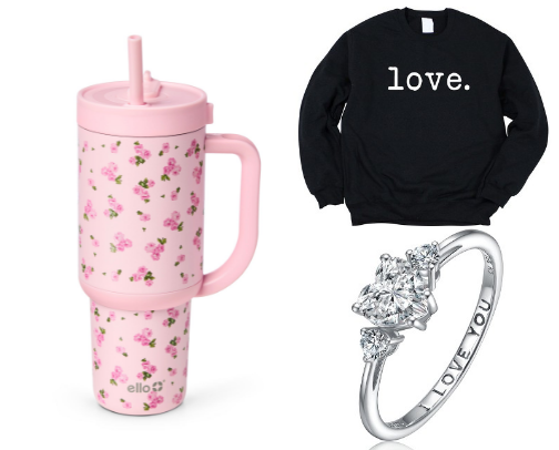 Valentine's Day gifts under $50 cover photo collage