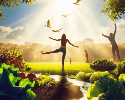 Health is Wealth cover photo collage