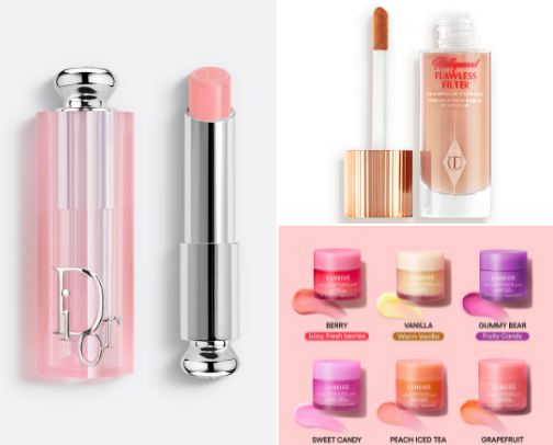 My favorite beauty recs cover photo collage