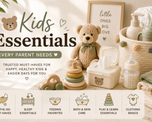 🧸 Kids Essentials cover photo collage