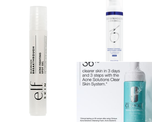 Skin Care Finds cover photo collage