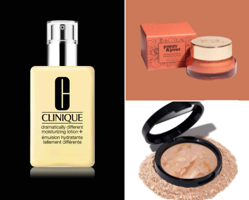 My favorite make-up and skincare products cover photo collage