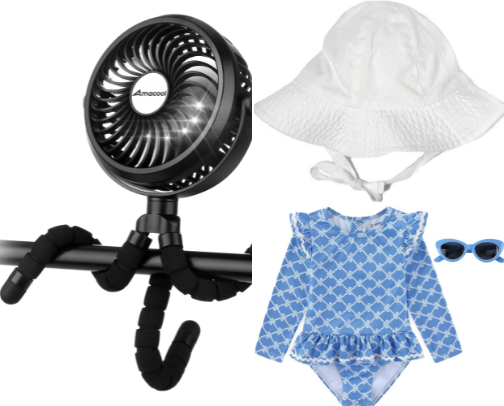 Baby's First Summer Essentials cover photo collage