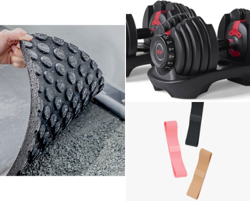🏋🏽‍♀️Busy (or lazy 🤫) Girl’s Home Gym Essentials cover photo collage