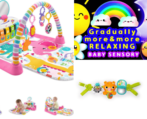 Aurora's Favorite Toys cover photo collage