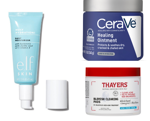 skincare must haves🧴🫧  !! cover photo collage