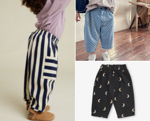 Trendy Toddler Trousers cover photo collage