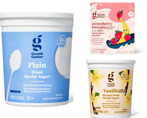 Target Healthy girl grocery order: Work snacks cover photo collage