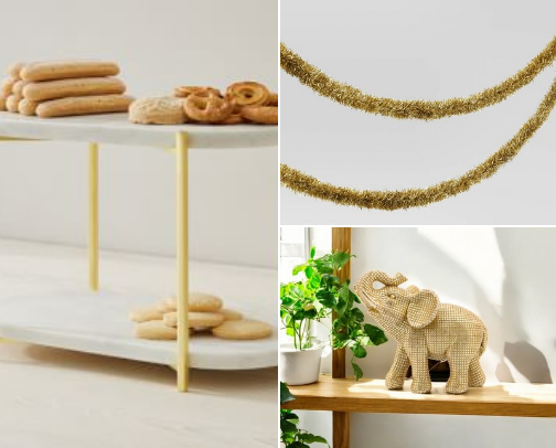 Gold Girlie Christmas 💛👑 cover photo collage