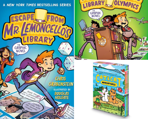 The best graphic novels for 8-12 year olds cover photo collage