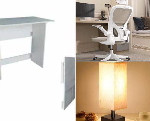 Budget for home office setup cover photo collage