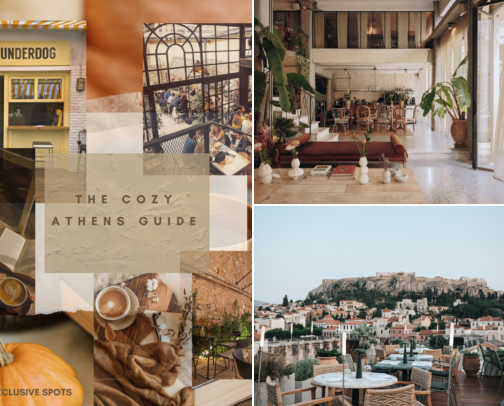 Athens Hidden Gems & Trendy Spots (Local Approved) cover photo collage