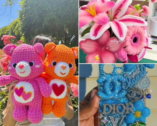 Girl, go find a hobby! cover photo collage