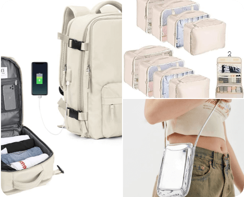 Travel Essentials ✈️ cover photo collage