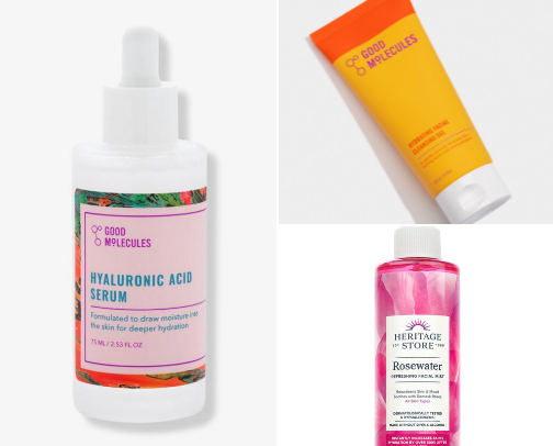 Day Time Skin Care Recs 🧖🏽‍♀️✨ cover photo collage