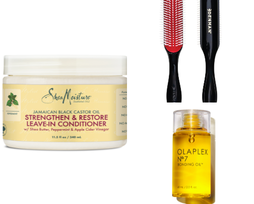 Curly girl everyday essentials! cover photo collage