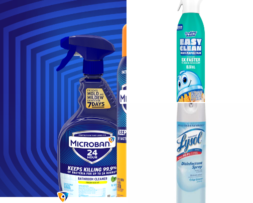 Household Cleaning Products cover photo collage