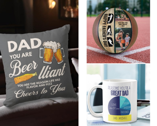 Made Just For Him : Father's Day Gifts With Personal Touch cover photo collage