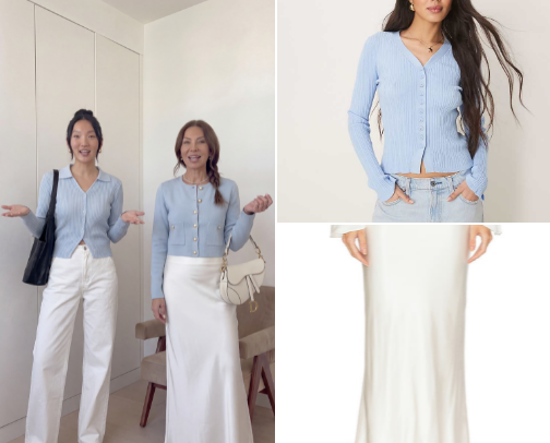 light blue + white cover photo collage