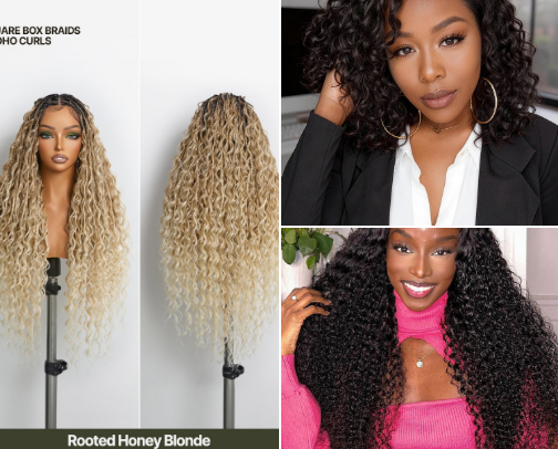 Wigs & Extentions cover photo collage