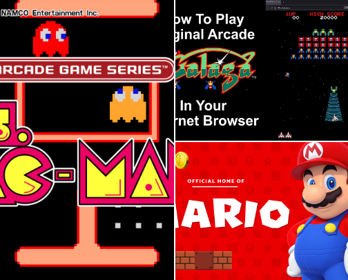 Most fun old school video games cover photo collage