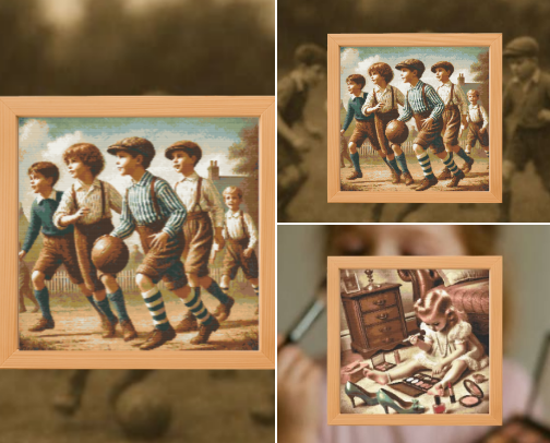 Vintage & Retro Cross Stitch Patterns cover photo collage