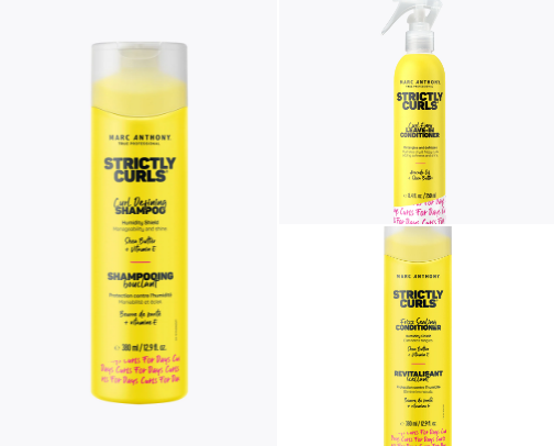 Top 3 products for a perfect curly hair routine cover photo collage