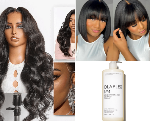 Wigs and Maintenance cover photo collage