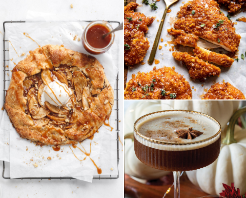 Fall Feasts & Comfort Eats cover photo collage
