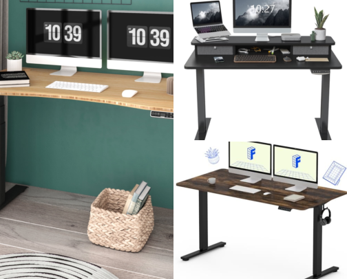 Best Standing Desks for Small Home Offices & Apartments cover photo collage