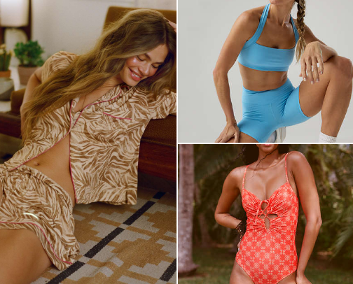 Aerie Apparels cover photo collage