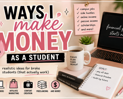 Ways I Make Money as a Student cover photo collage