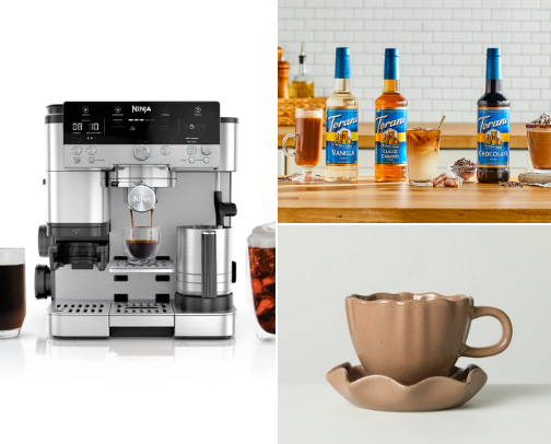 Coffee cover photo collage