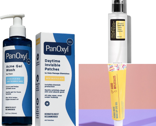 skincare recs!!! cover photo collage