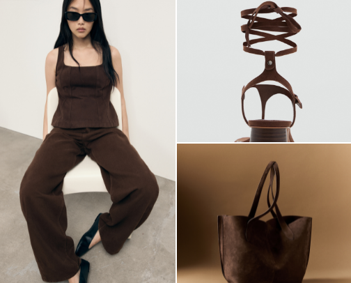 early autumn fashion cover photo collage