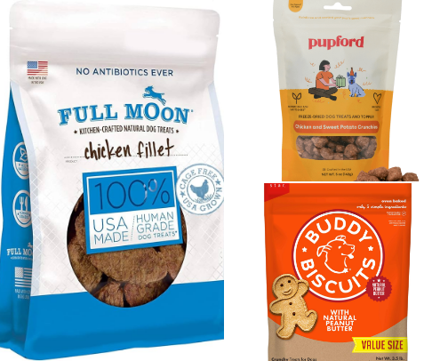 Favorite treats + yummies for your dog cover photo collage