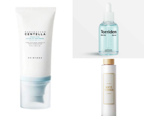 Skin care recommendations for dry skin cover photo collage