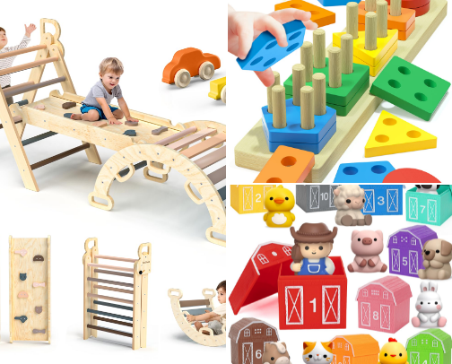 Toddler Toy Paradise cover photo collage