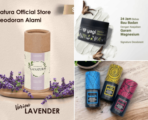 Natural Product List for body cover photo collage