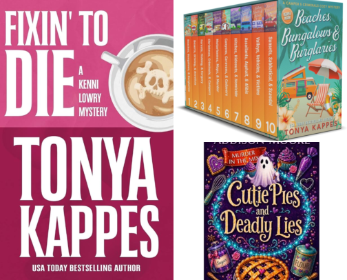 Curl-Up Cozy Mysteries I Can't Put Down cover photo collage