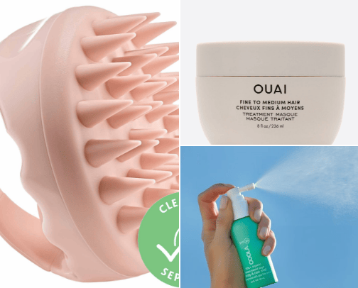 hair care cover photo collage