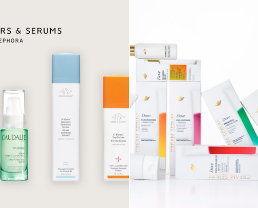 Skin care cover photo collage