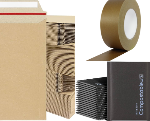 Eco Friendly Packaging for Small Business Artists & Bakers cover photo collage